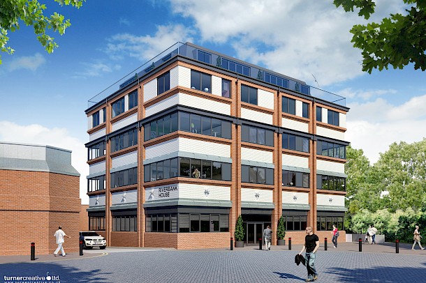 Artists impression - Croydon conversion of offices to mixed use