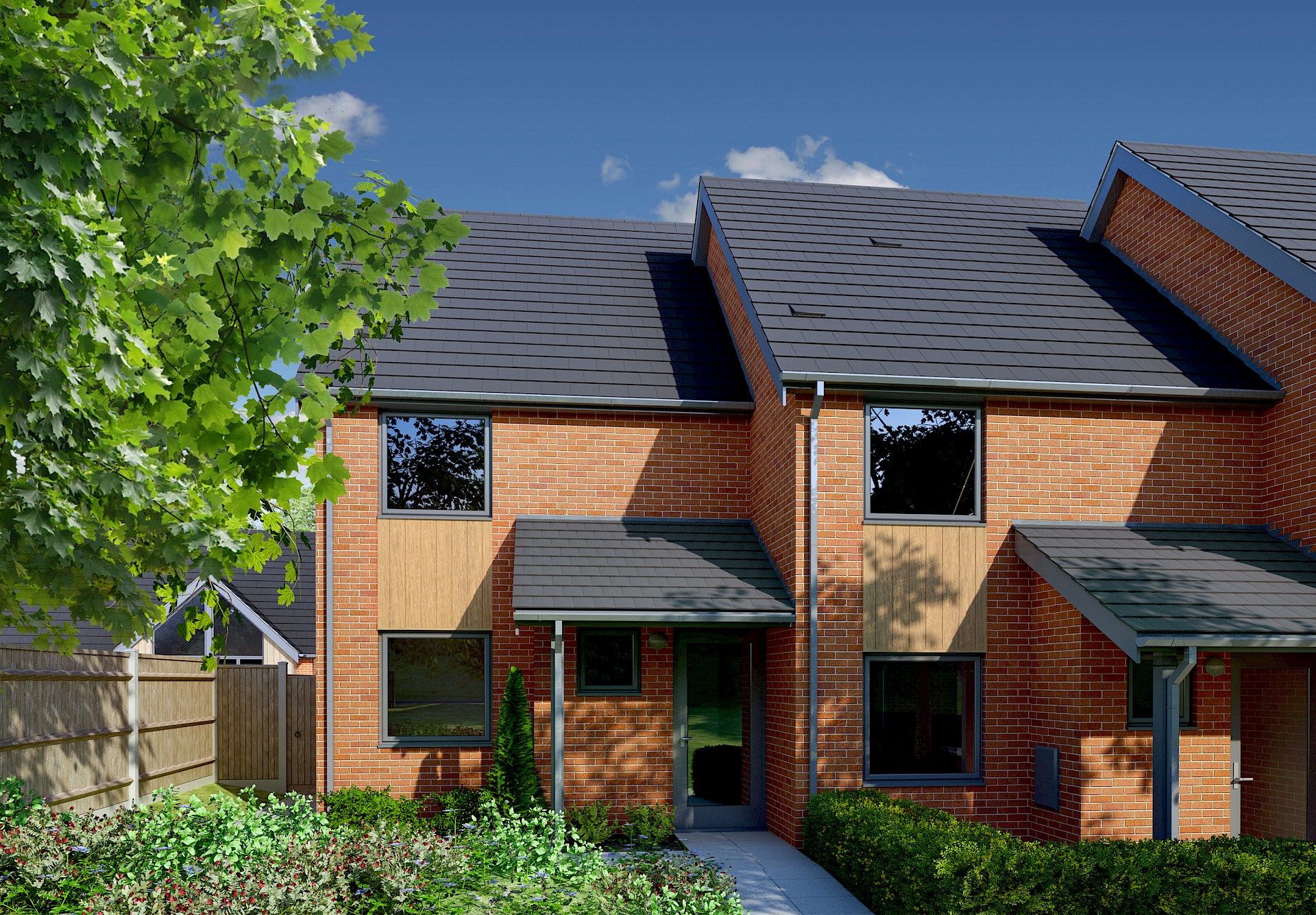 Architectural CGI for affordable housing