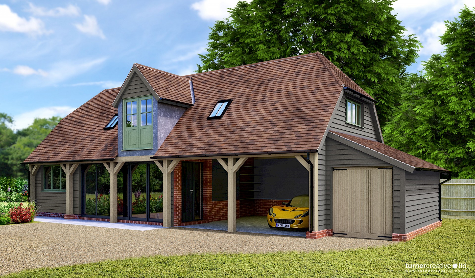 CGI cart lodge and annex