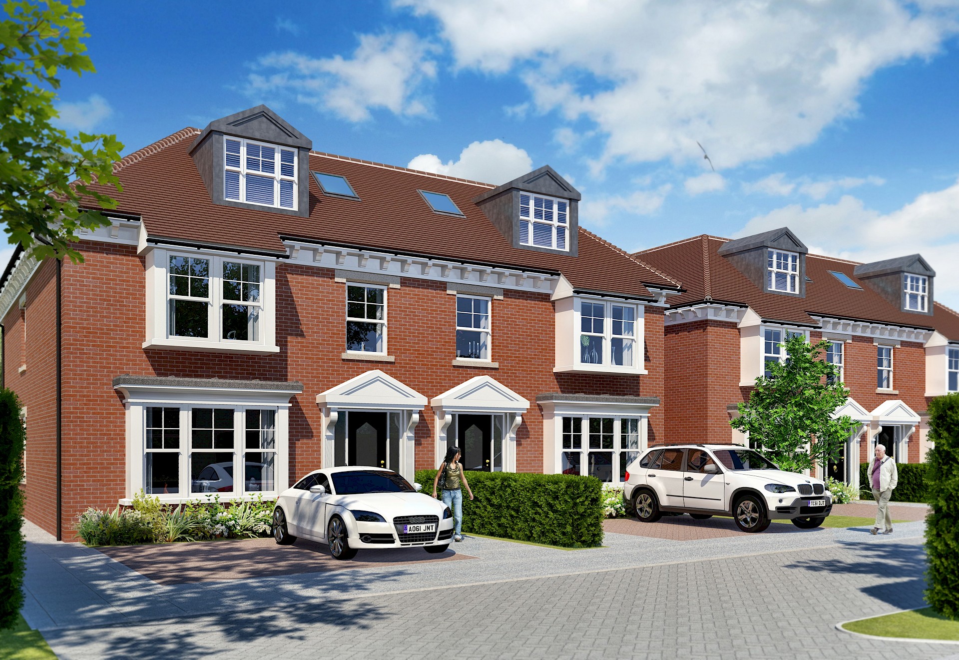 Private community London site banner visuals