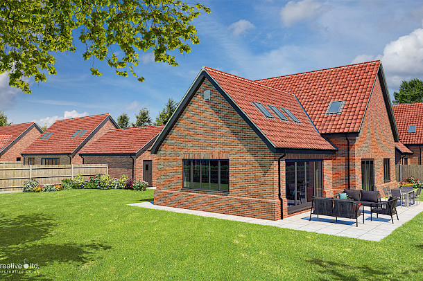 Shelfhanger Norfolk Plot 3 rear