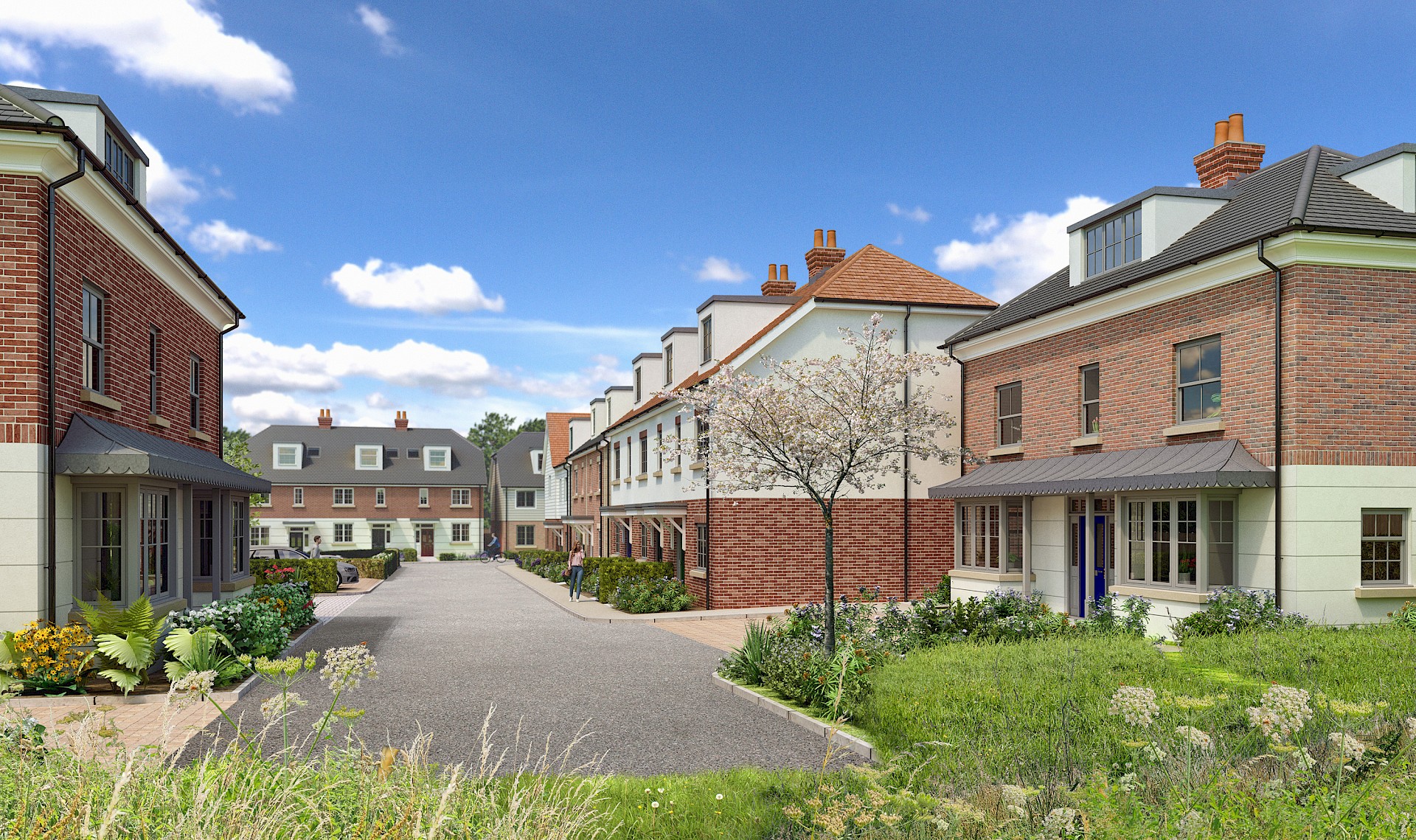 Hampshire development street view