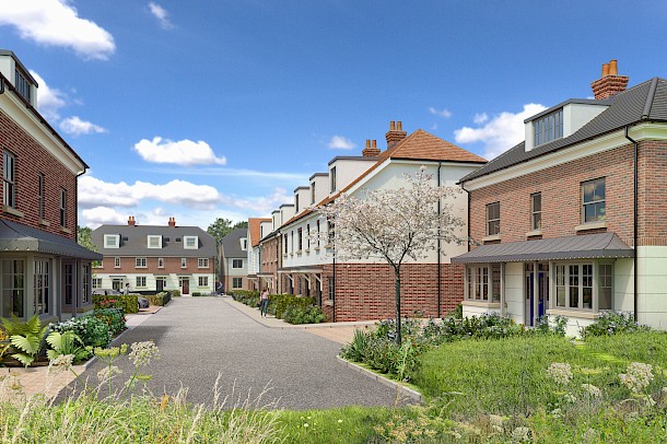 Hampshire development street view